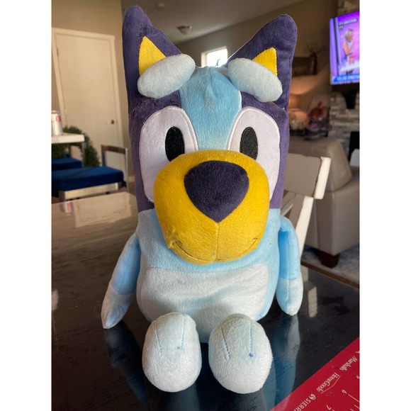 Bluey Toys New Bluey Best Mate Bluey 8 Jumbo Stuffed Animal Plush
